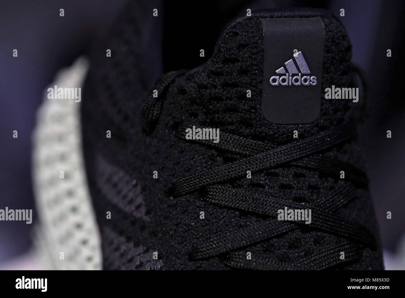 Adidas logo on sole of shoe hi-res stock photography and images - Alamy