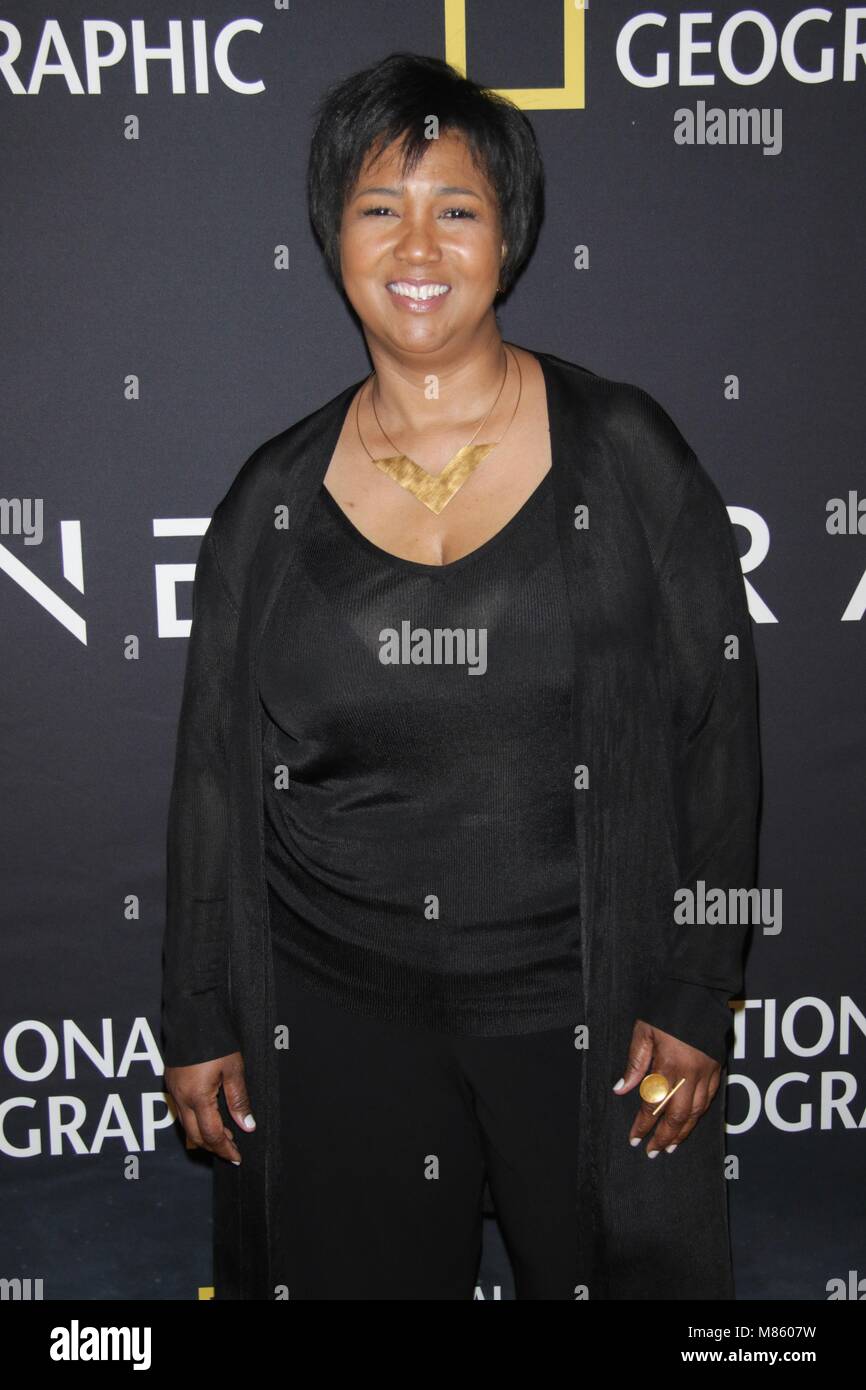 New York, NY, USA. 14th Mar, 2018. Mae C. Jemison at National Geographic 'One Strange Rock' World Premiere at Alice Tully Hall on March 14, 2018 in New York City. Credit: Diego Corredor/Media Punch/Alamy Live News Stock Photo