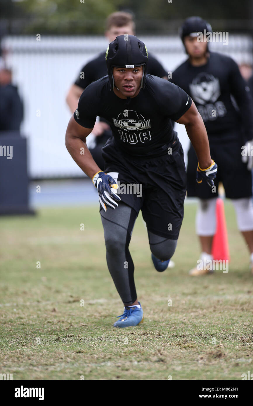 LB Westlake DeGabriel Floyd #108 at the Nike Football The Opening Regional  Los Angeles on March 11, 2018 at Chargers Practice Facility. Photo by  Jevone Moore Stock Photo - Alamy