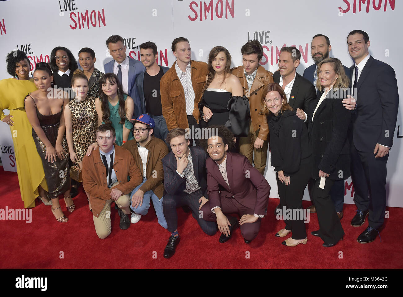 Los Angeles, California. 13th Mar, 2018. Cast attending the 'Love, Simon' special screening at Westfield Century City on March 13, 2018 in Los Angeles, California. | Verwendung weltweit/picture alliance Credit: dpa/Alamy Live News Stock Photo