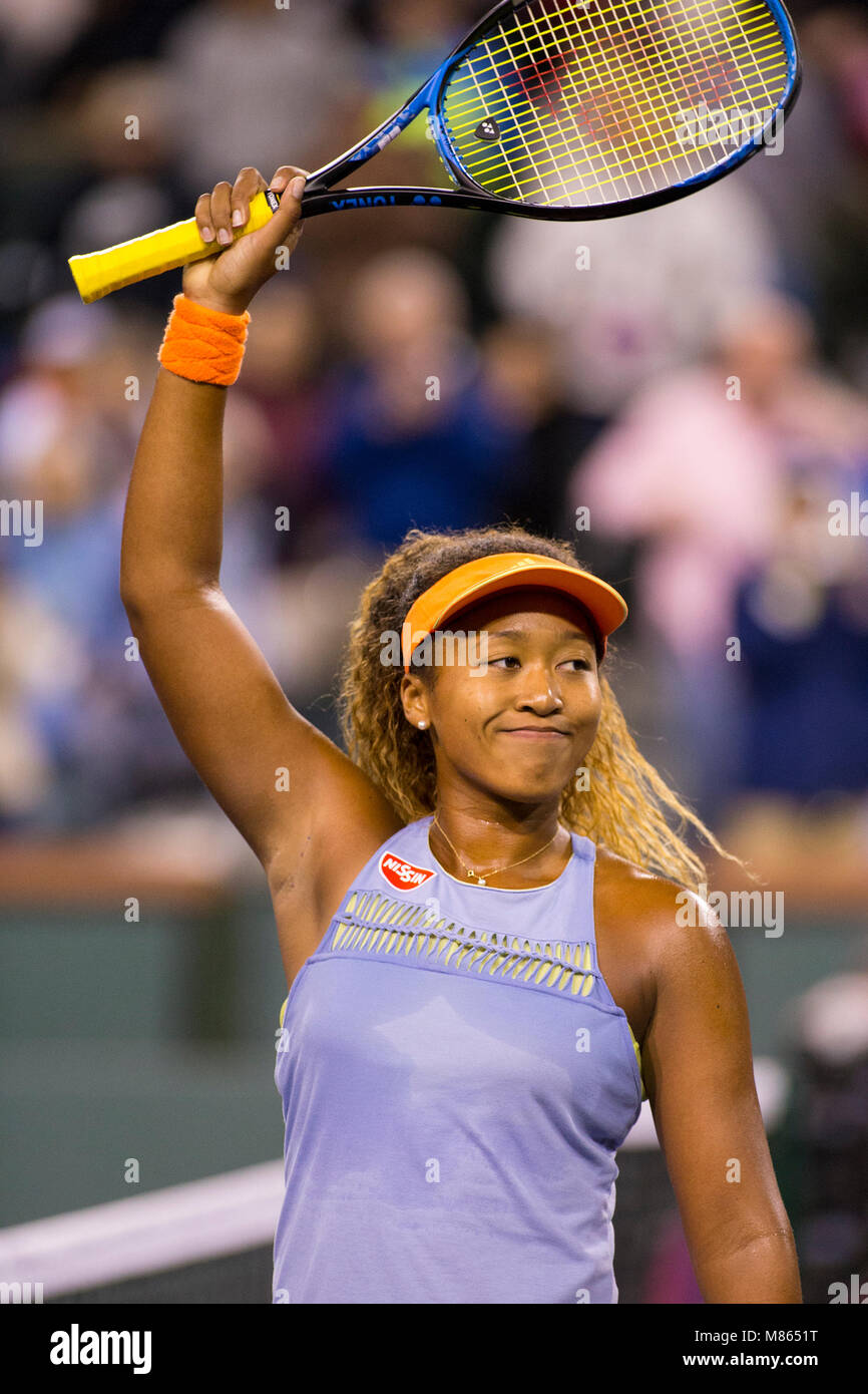Indian Wells, California, USA. 14th Mar, 2018. Naomi Osaka (JPN