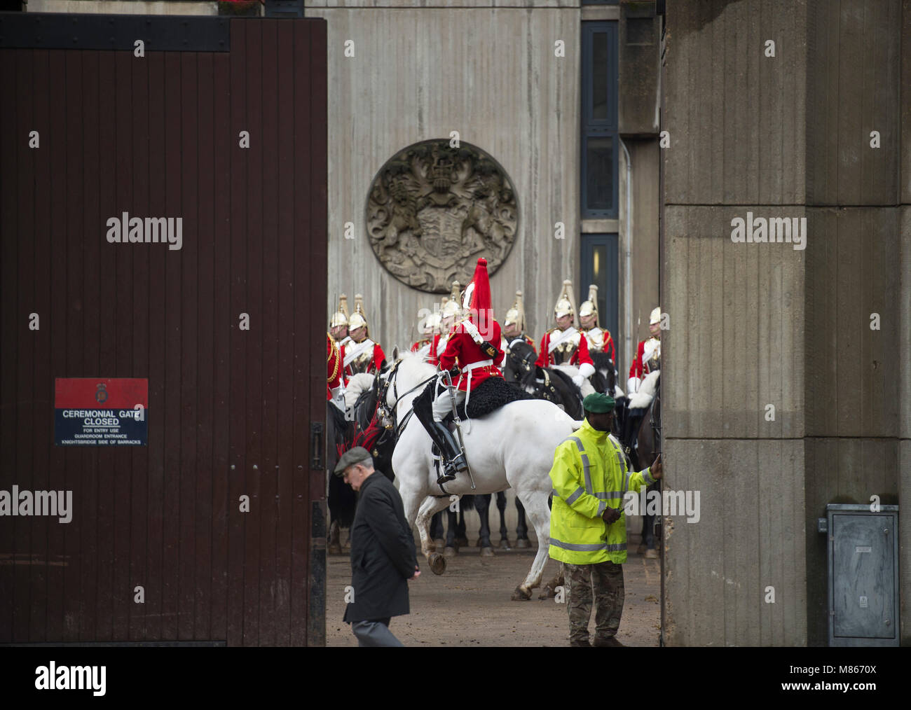 Knightsbridge Barracks London Knightsbridge High Resolution Stock