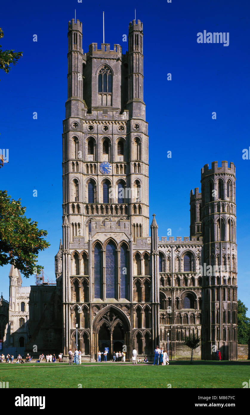 Ely Cathedral Cambridgeshire UK Stock Photo