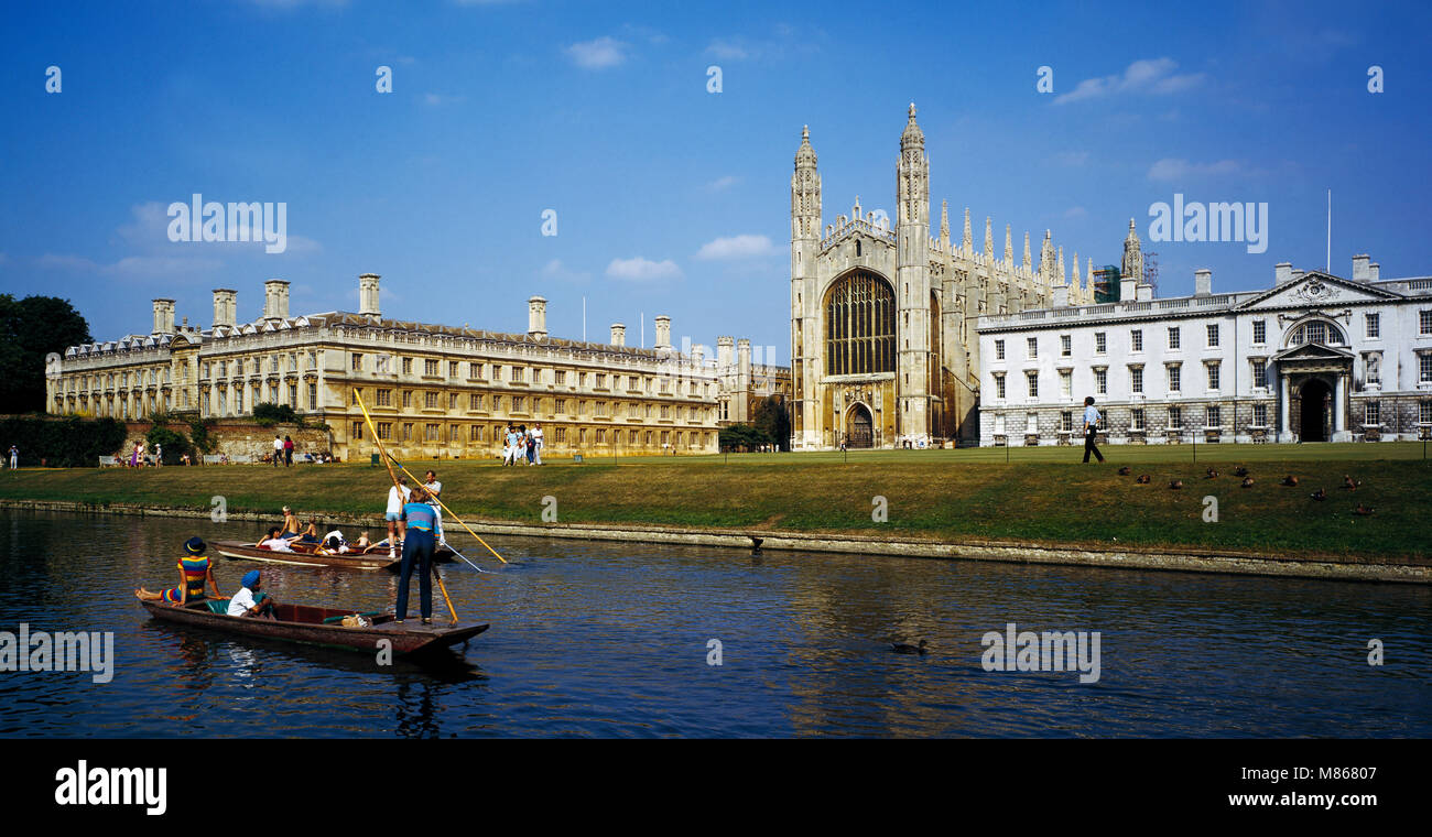Kings College Cambridge Cambridgeshire England UK Stock Photo