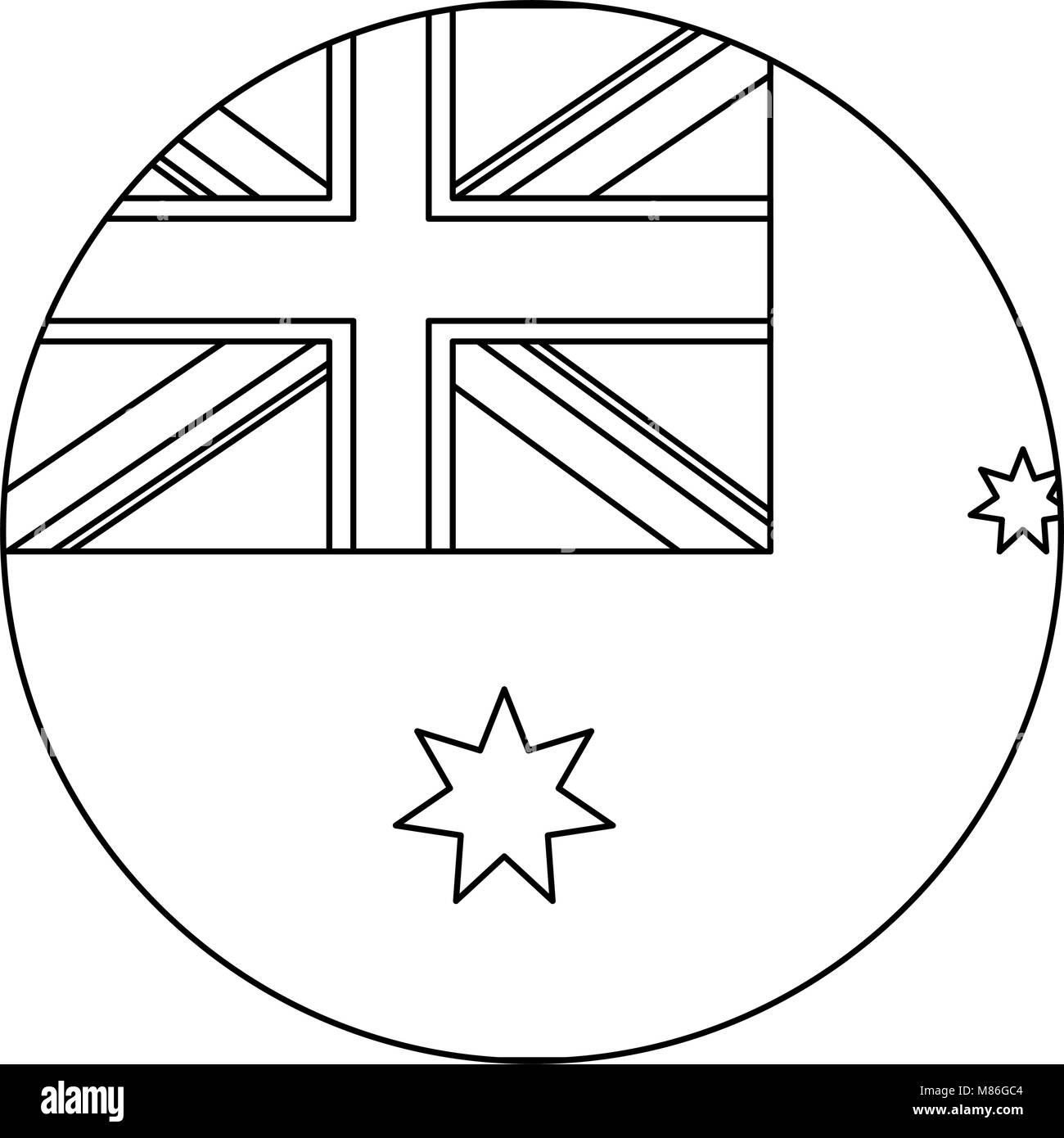 English Flag Emblem Stamp Vector Illustration Design Stock Vector Image