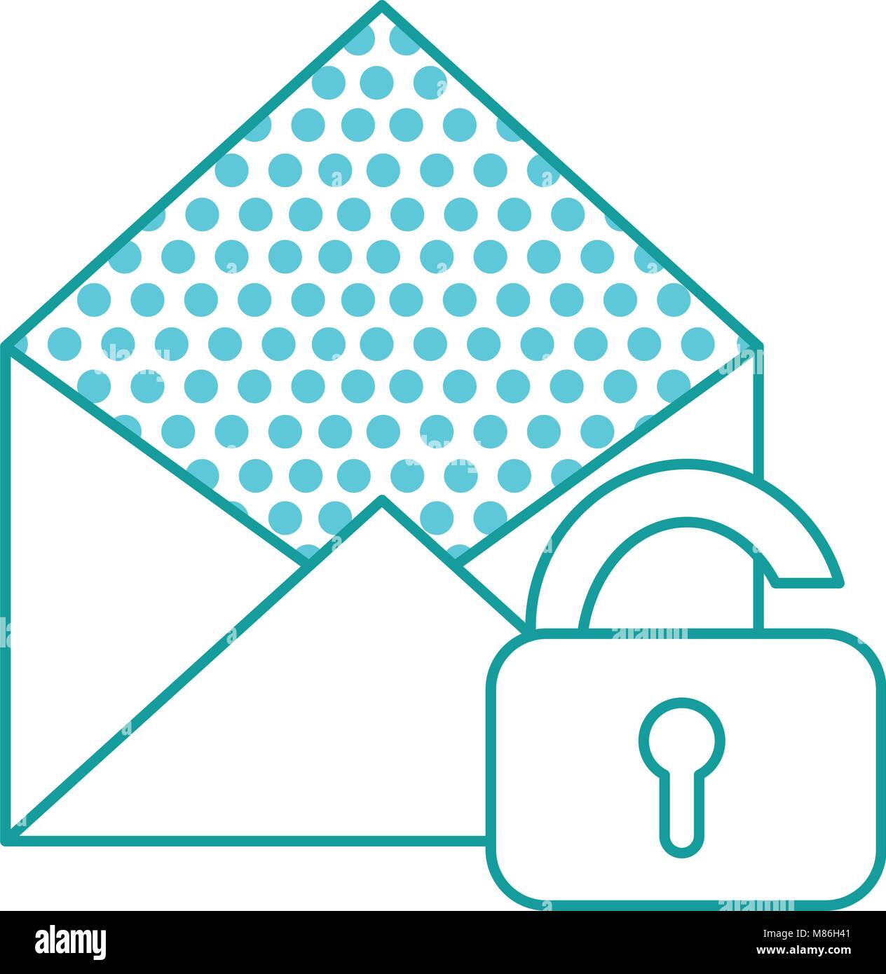 file folder with padlock Stock Vector Image & Art - Alamy