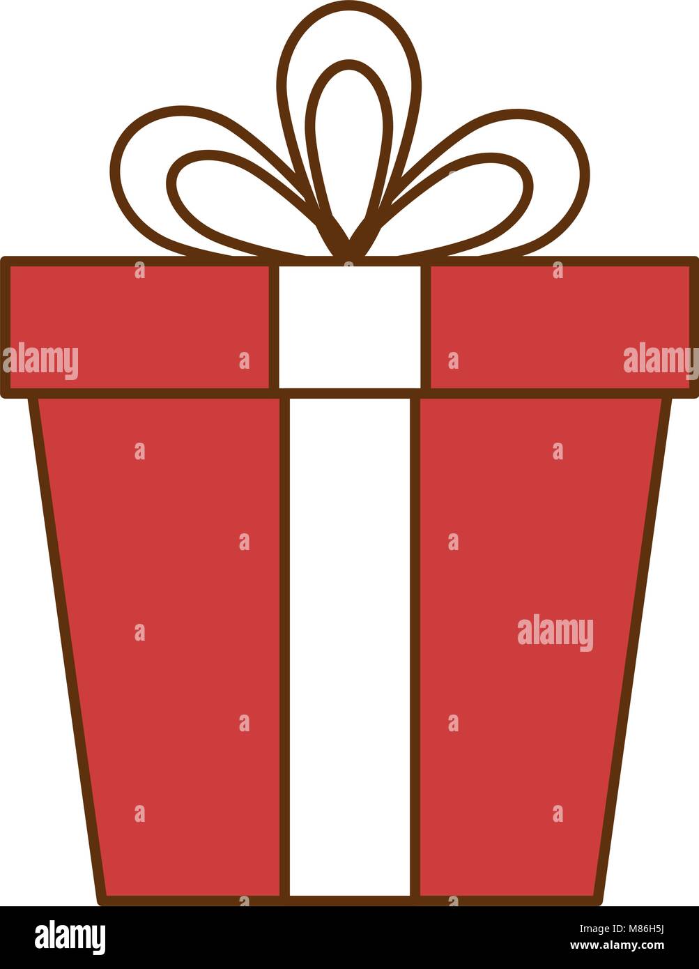 gift box present icon Stock Vector Image & Art - Alamy