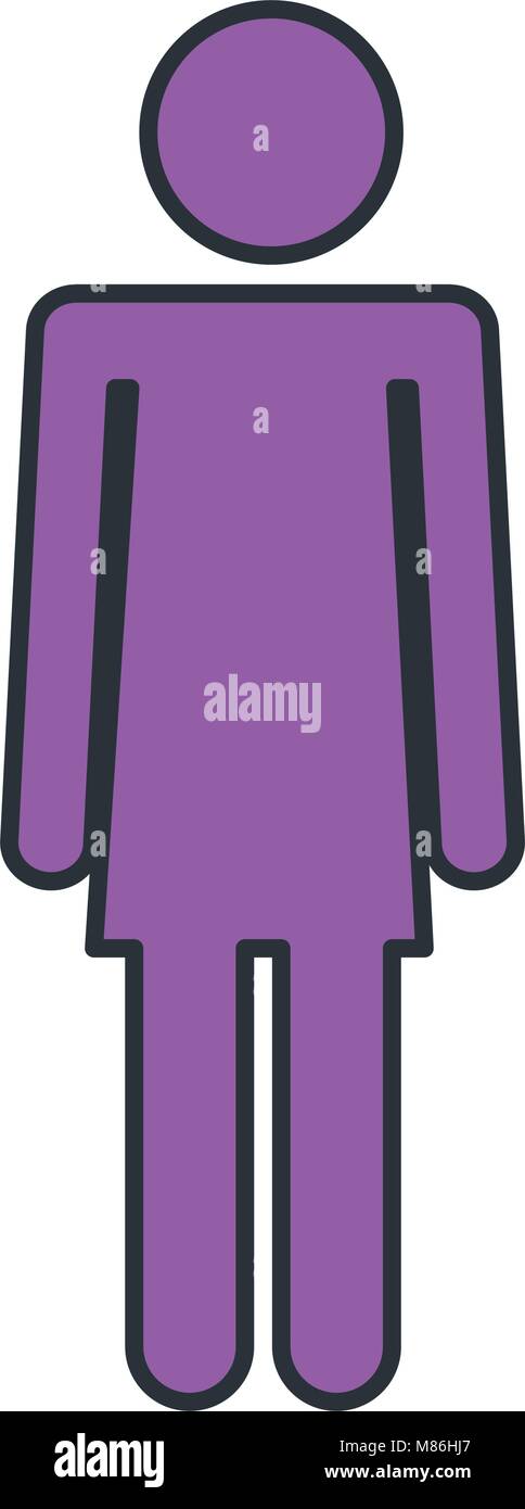 human figure female silhouette icon Stock Vector Image & Art - Alamy