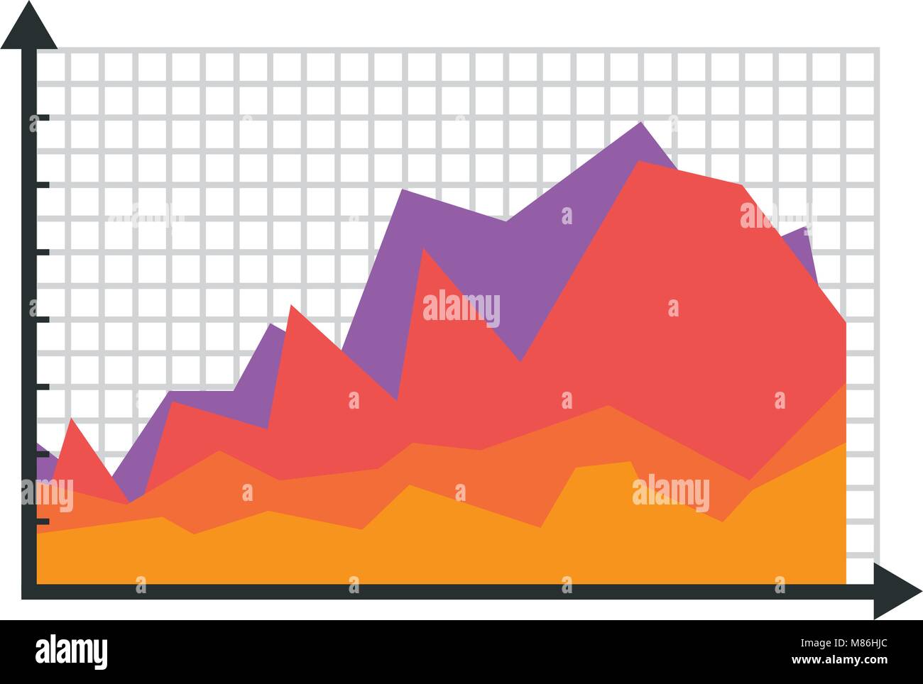 cartesian plane with statistics graphic Stock Vector Image & Art - Alamy
