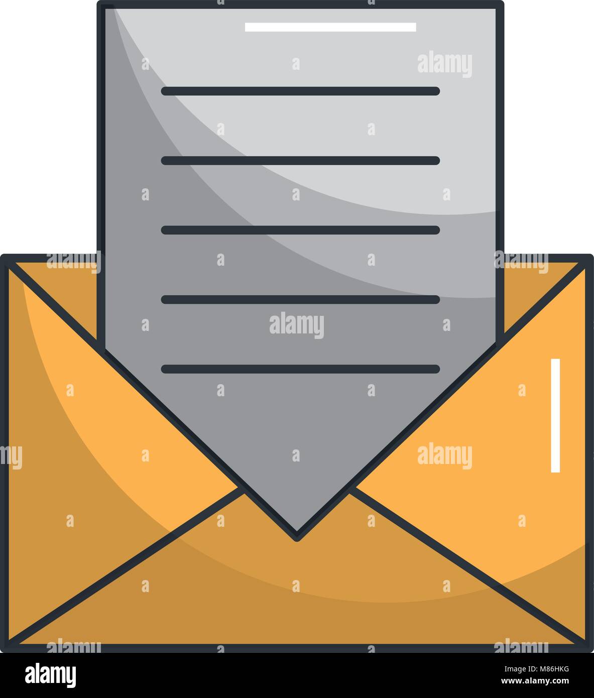 envelope mail isolated icon Stock Vector Image & Art - Alamy