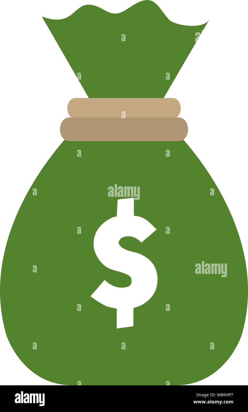 money bag isolated icon Stock Vector Image & Art - Alamy