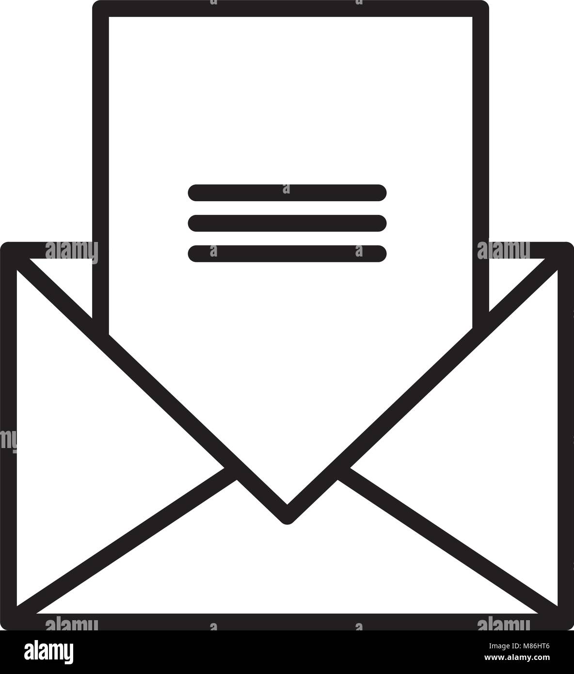 envelope mail isolated icon Stock Vector Image & Art - Alamy