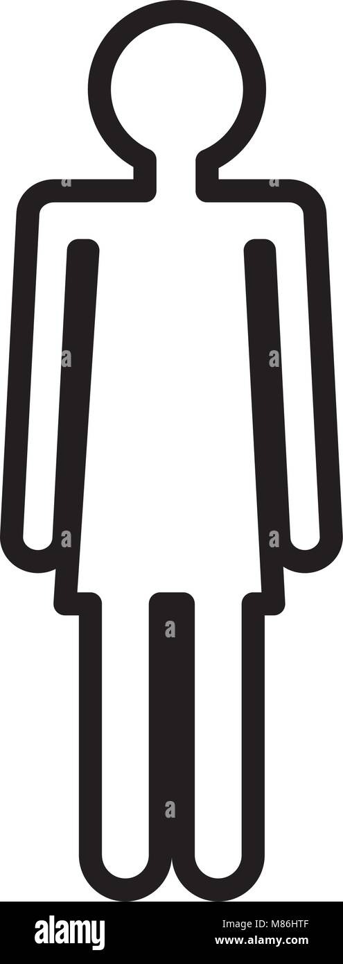 human figure female silhouette icon Stock Vector Image & Art - Alamy
