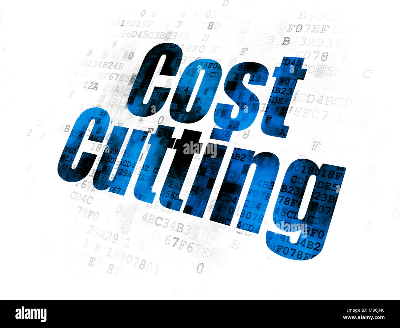 Business concept Cost Cutting on Digital background Stock Photo Alamy