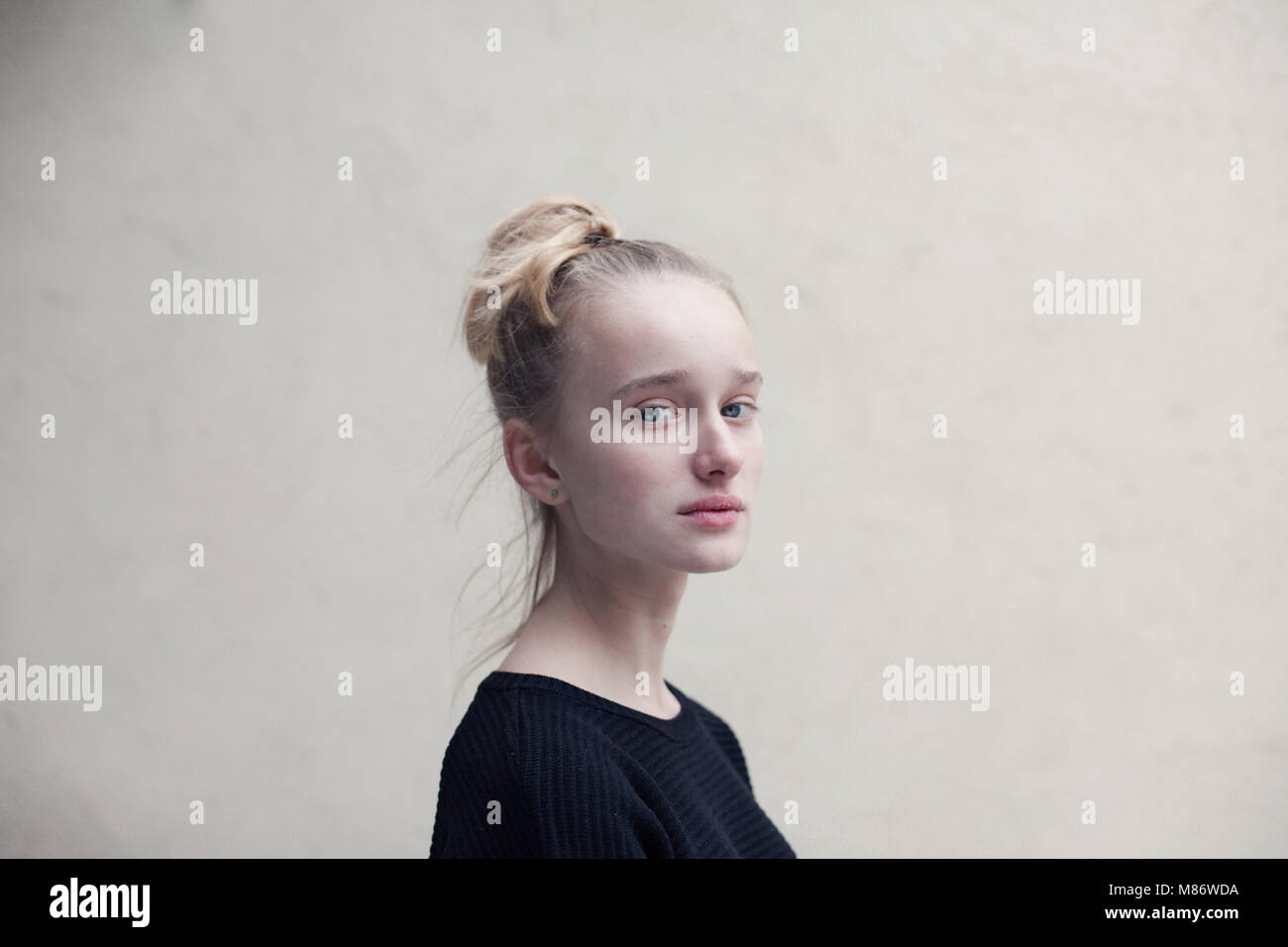 Portrait of a teenage girl Stock Photo