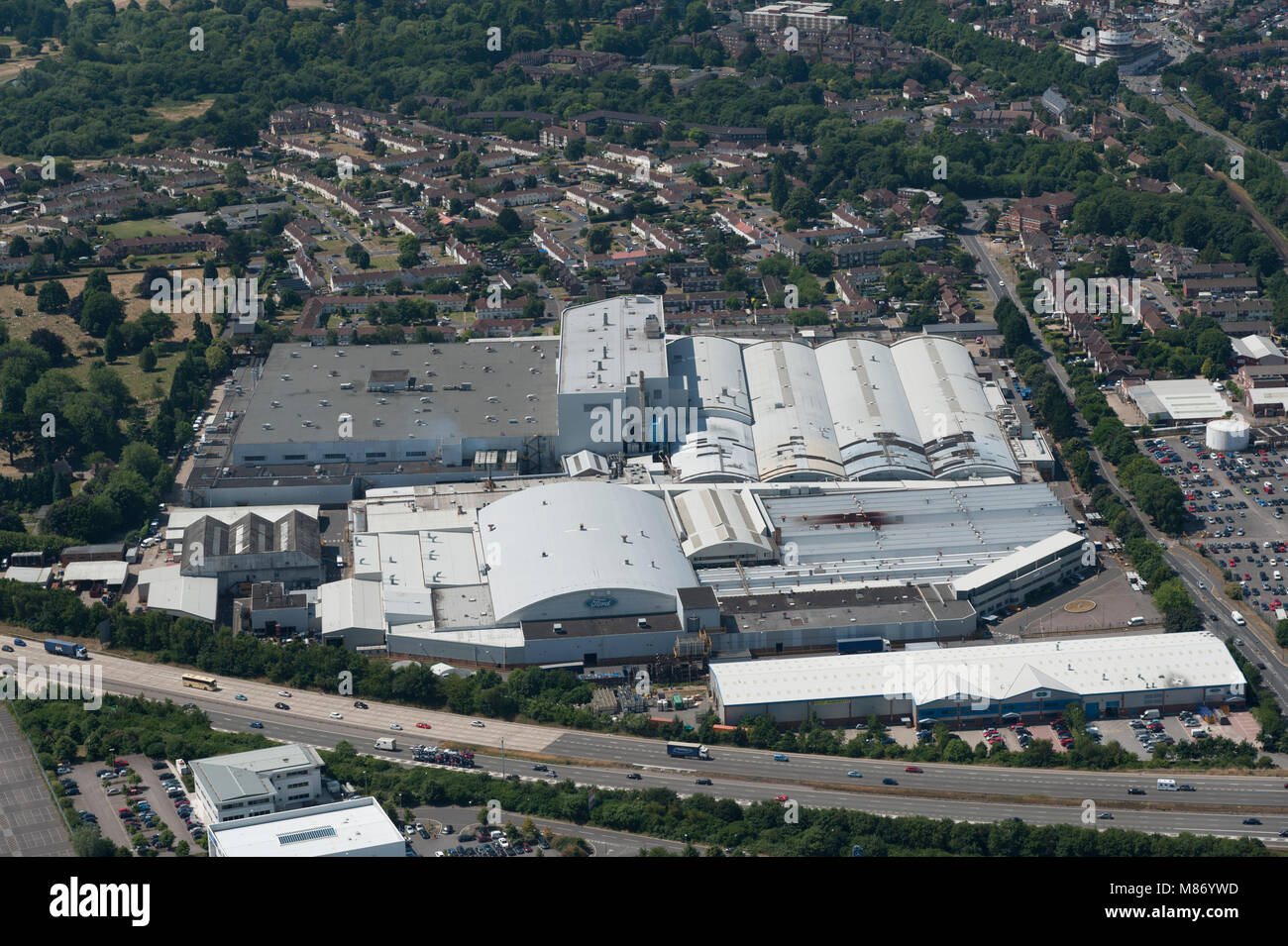 Ford Transit Assembly Plant, Swaythling, Southampton Stock Photo