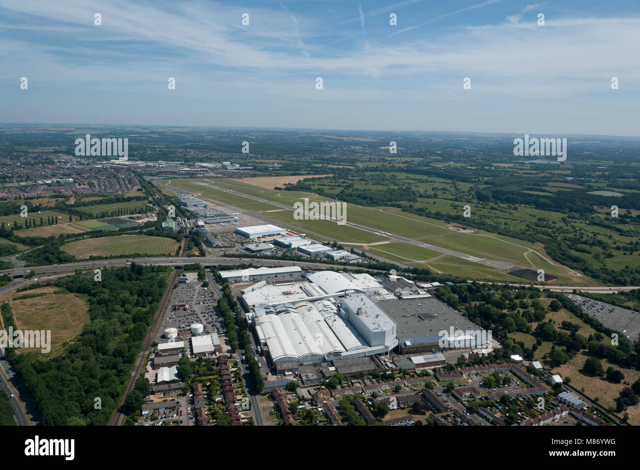 Ford Transit Assembly Plant Swaythling Southampton Stock Photo Alamy