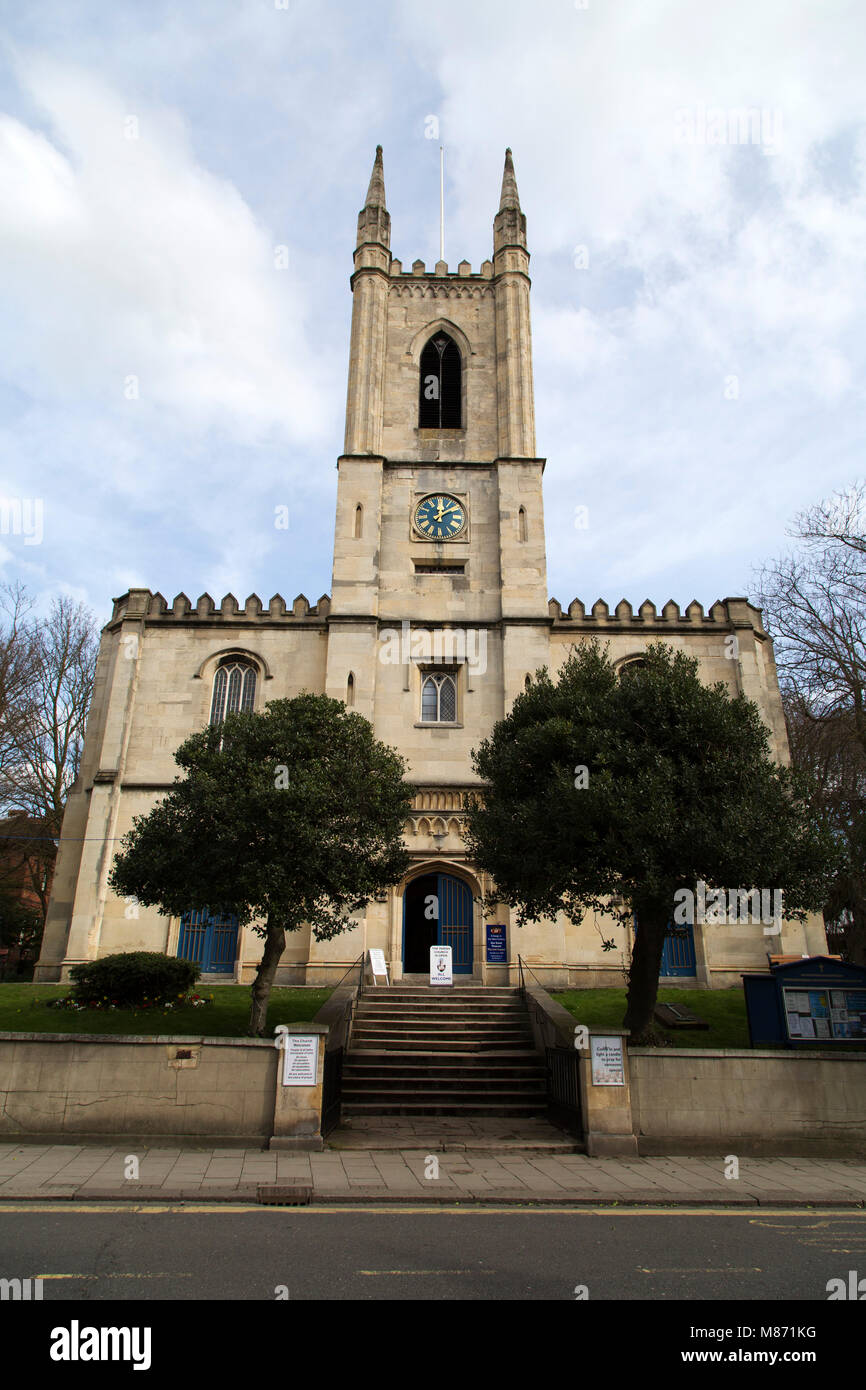 Windsor Parish Church in Windsor, England. The church visitors