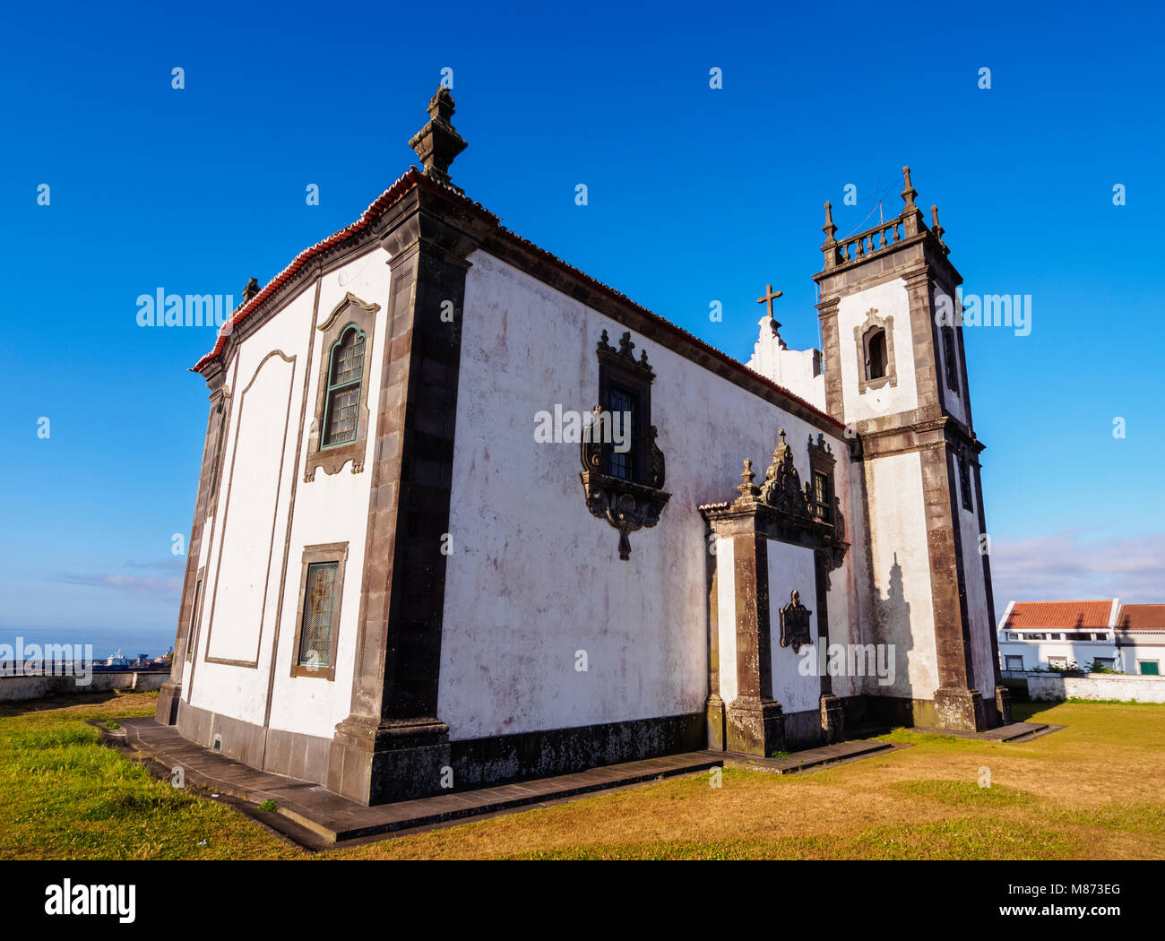 Chapel of Mae de Deus, Ponta Delgada, Sao Miguel Island, Azores, Portugal Stock Photo