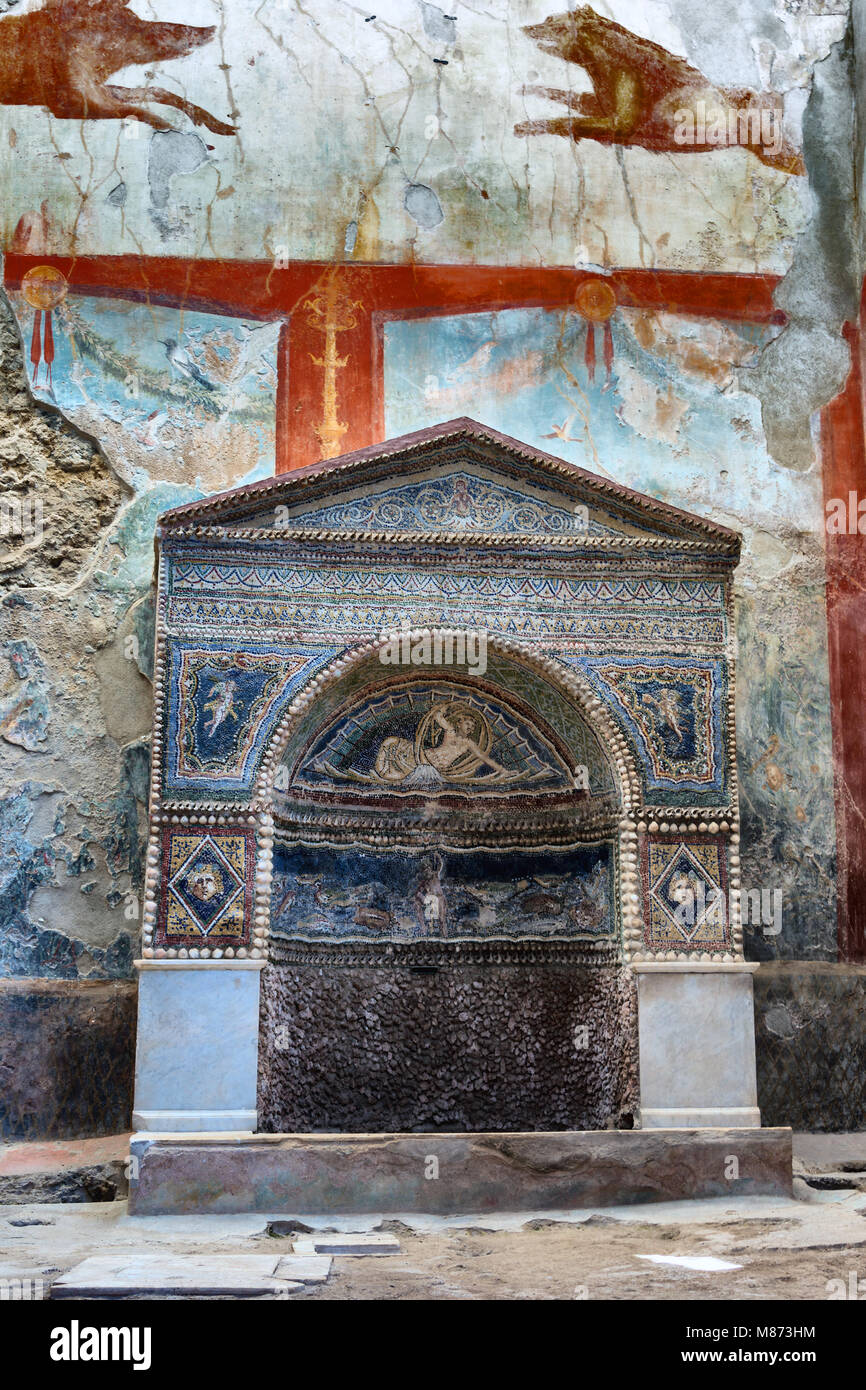 Impressionen aus Pompeji Stock Photo
