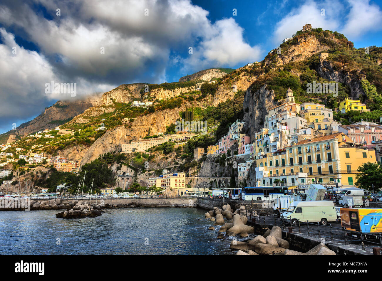 Amalfi und Amalfiküste Stock Photo