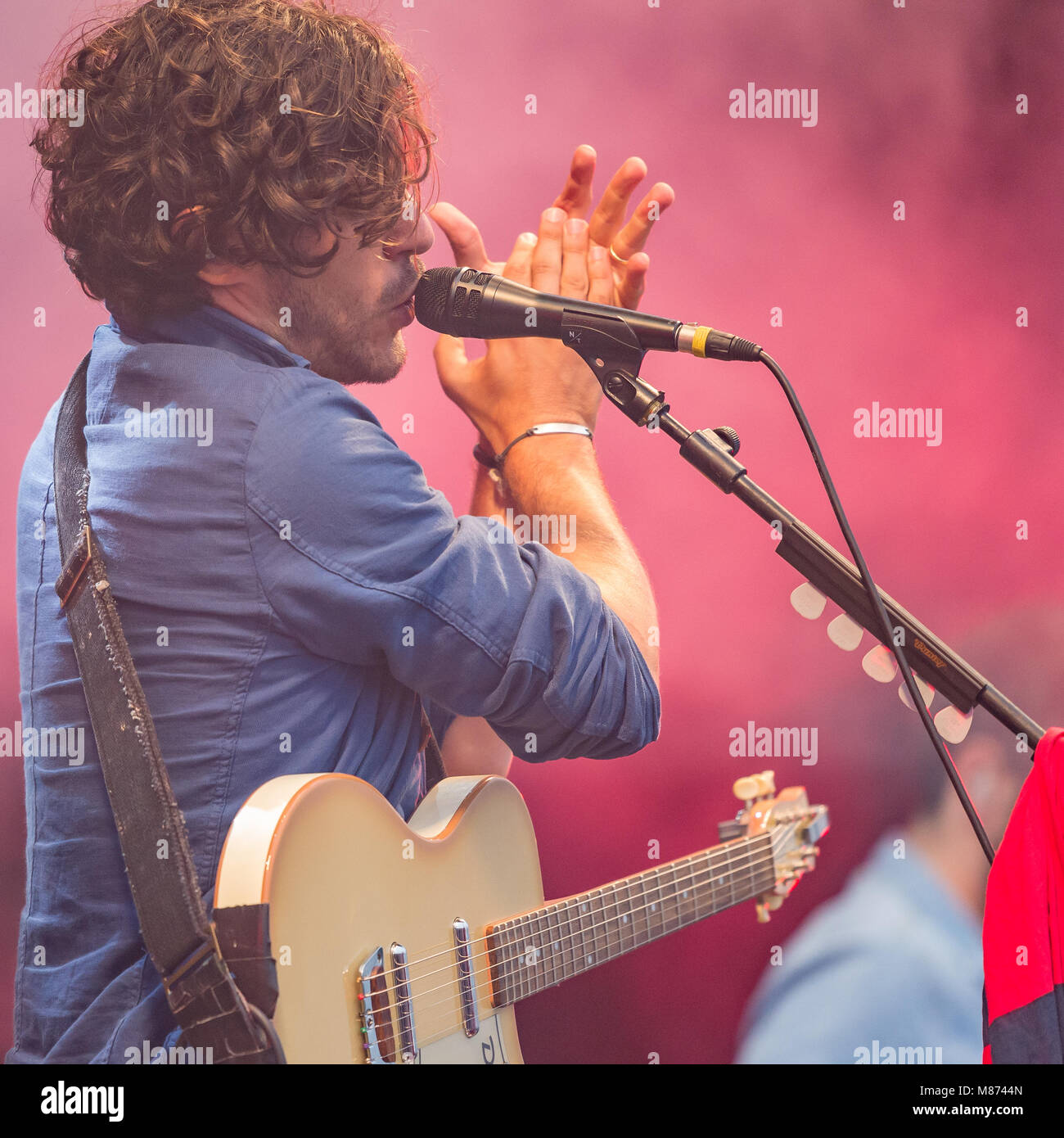 Jack Savoretti & his Band Delighting the Castle Stage Crowds at