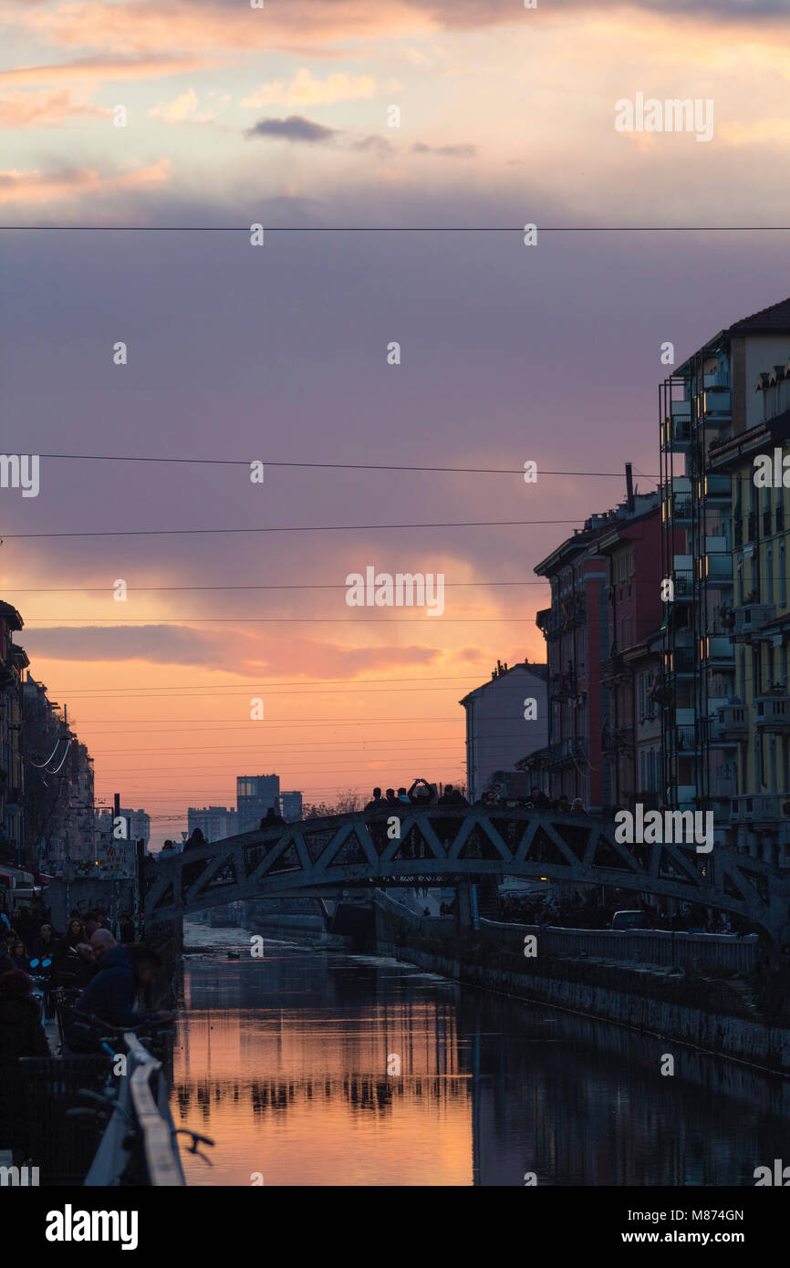 a beautiful sky with clouds at sunset Stock Photo - Alamy