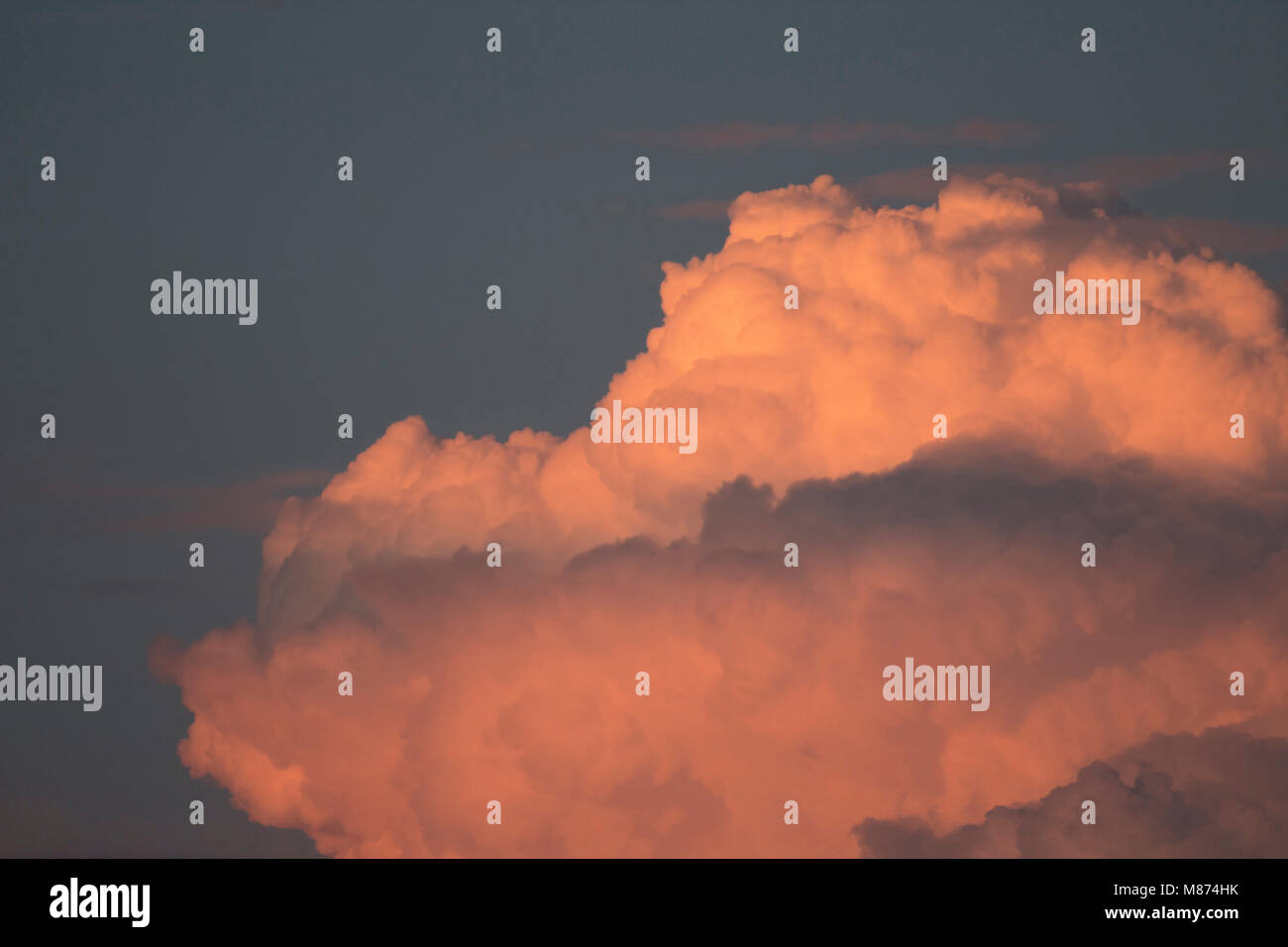 a beautiful sky with clouds at sunset Stock Photo - Alamy