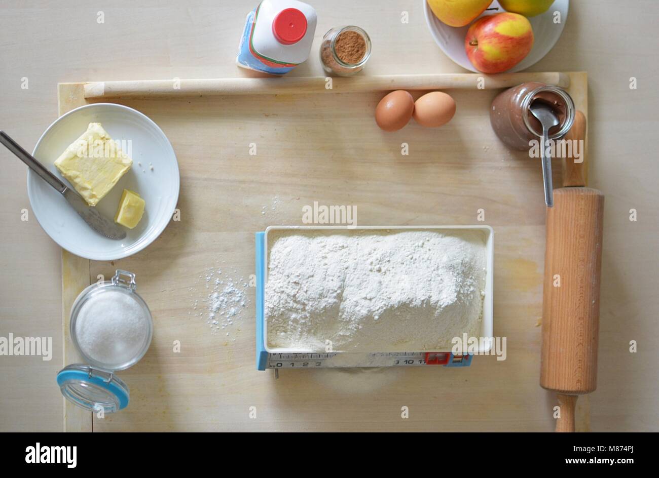 baking yeast cake with cocoa filling 12 baked cake Stock Photo Alamy