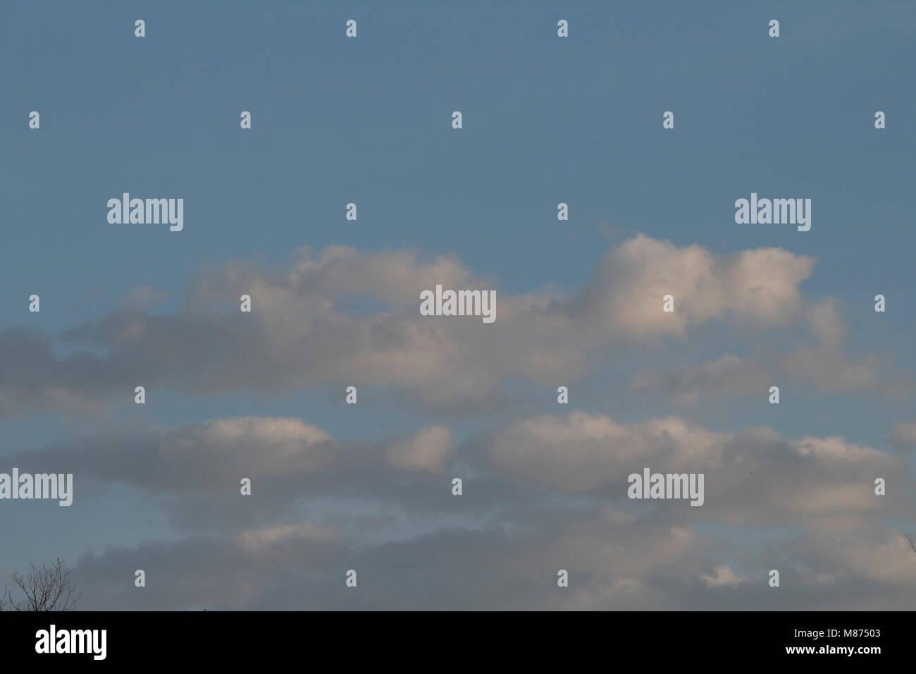 a beautiful sky with clouds at sunset Stock Photo - Alamy