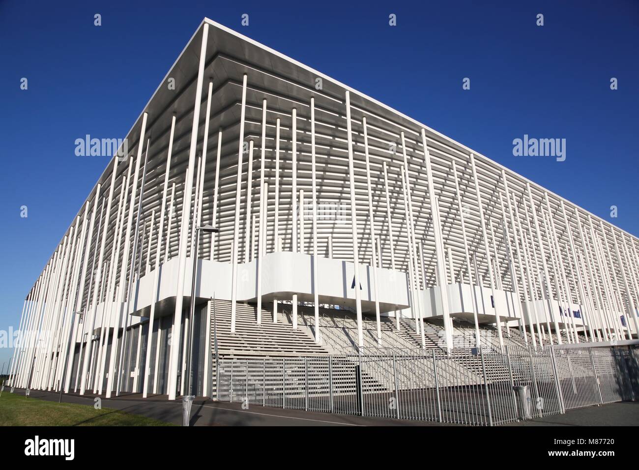Bordeaux , France - June 5, 2017: Matmut Atlantique stadium in Bordeaux. It is the home of Ligue 1 club FC Girondins de Bordeaux Stock Photo