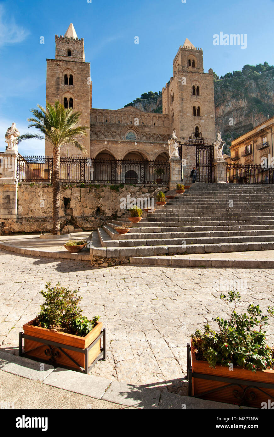 Cathedral of Cefalù Stock Photo