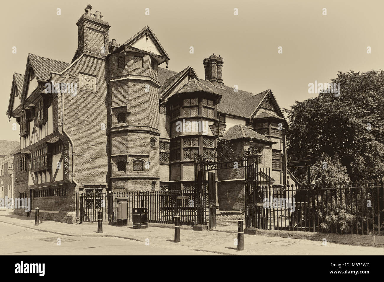 Eastgate house on Rochester high street, a beautiful imposing building built in 1590 Stock Photo