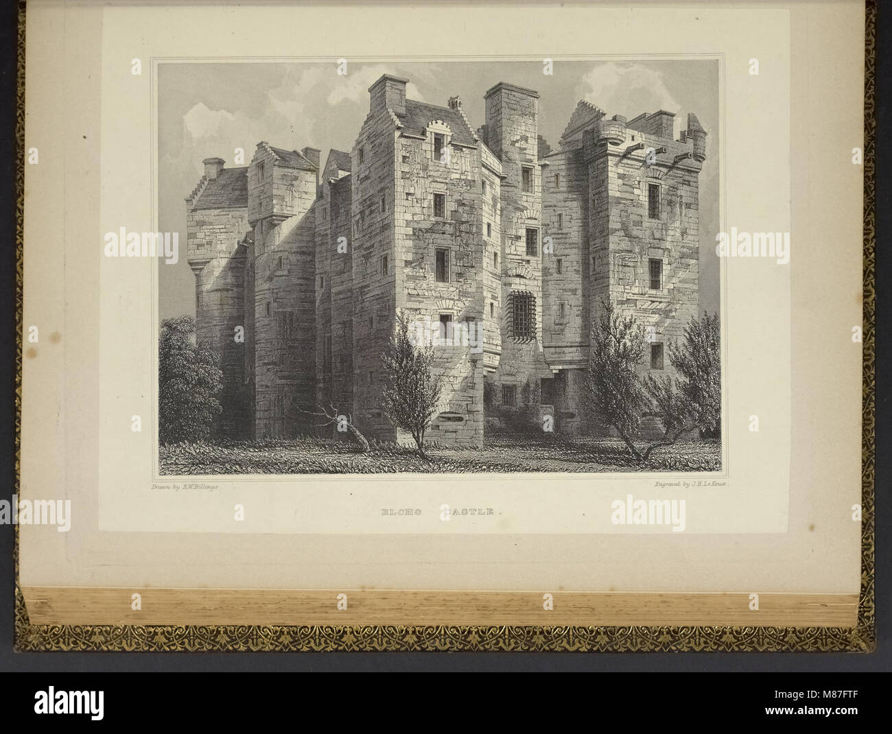 Elcho Castle (1852) (14782233365 Stock Photo Alamy