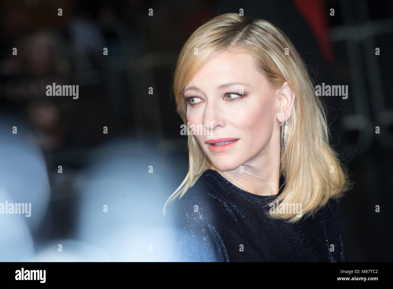London, UK, 17th October 2015, Cate Blanchett, screening of 'Carol' at BFI London Film Festival at Odeon Leicester Square. Mariusz Goslicki/Alamy Stock Photo