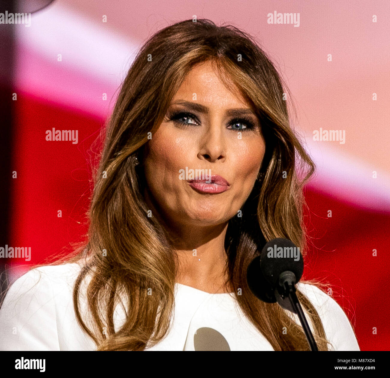 Melania trump model hi-res stock photography and images - Alamy