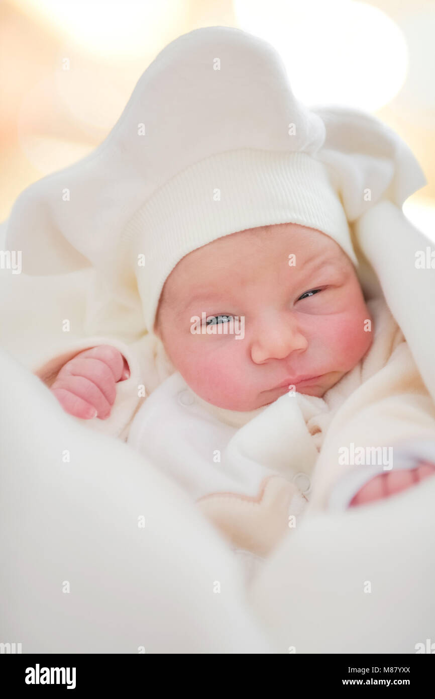 Newborn Baby Cute Stock Photo