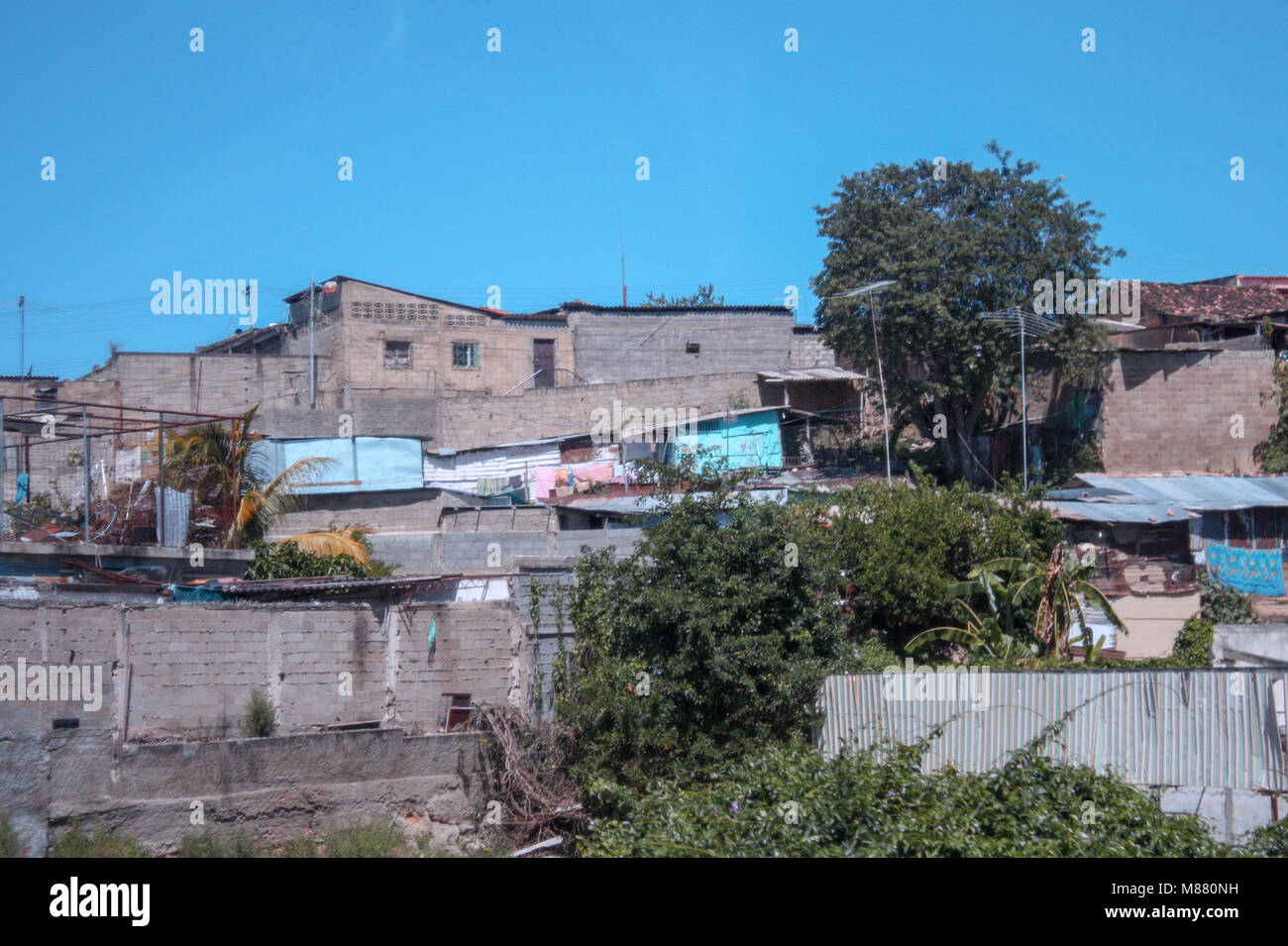 poor part in Cuman city Stock Photo