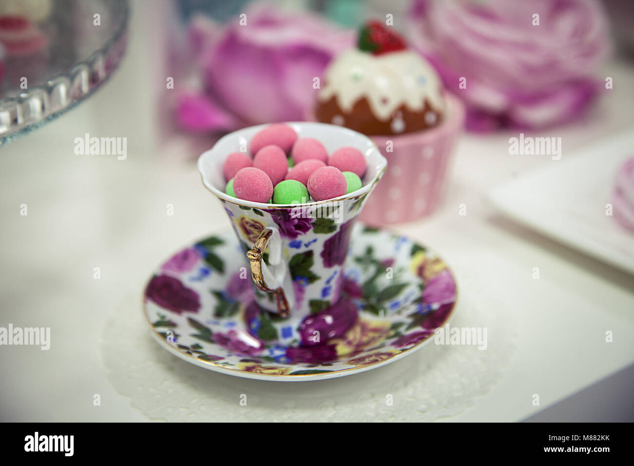 candy in a cup Stock Photo - Alamy