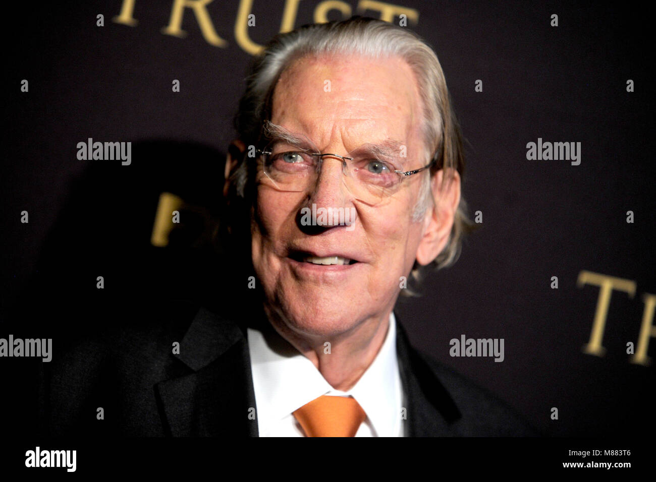 Donald Sutherland attending the FX Networks' 'Trust' New York Screening
