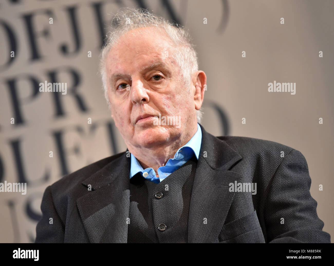 15 March 2018, Germany, Berlin: Daniel Barenboim, conductor, at the ...