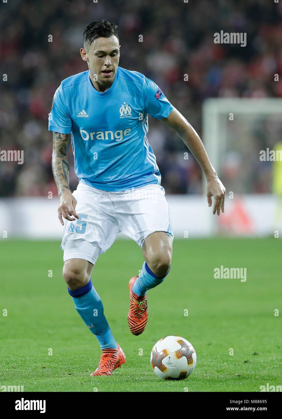 Bilbao Spain. 15th March 2018. L R Lucas Ocampos of