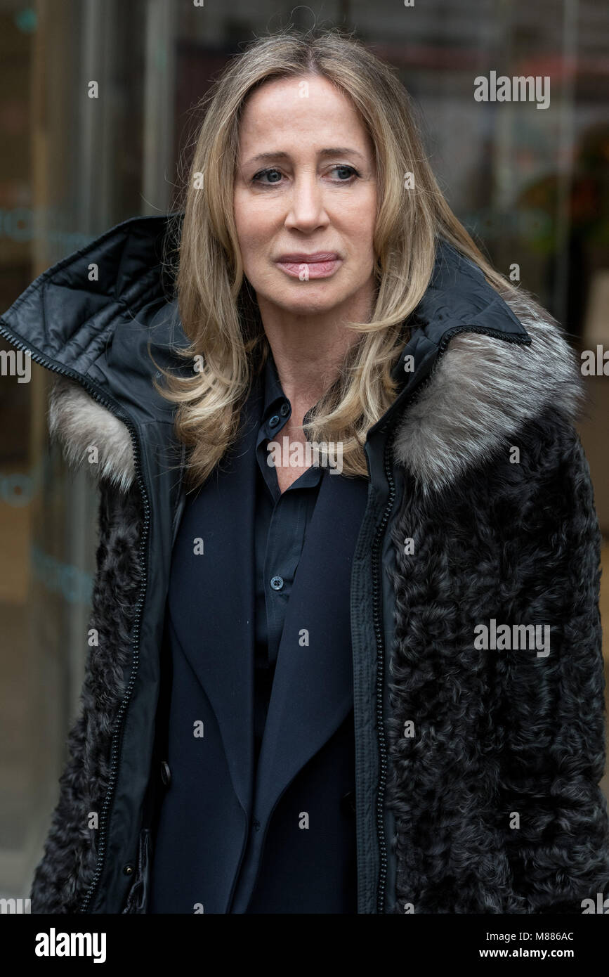 London, UK. 15th March, 2018. Michelle Young, the former wife of the