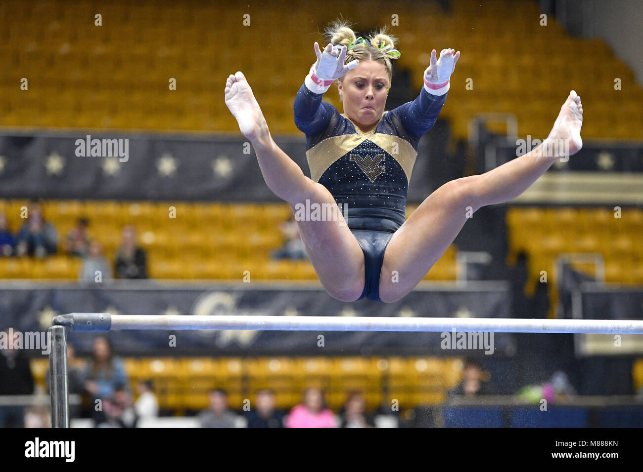 March 11, 2017 Washington, District of Columbia, U.S WVU gymnast