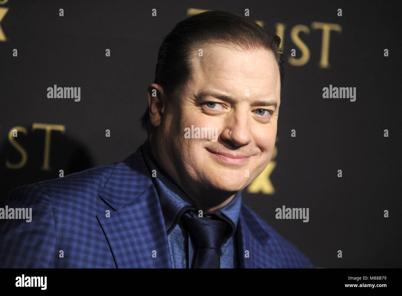 New York City. 14th Mar, 2018. Brendan Fraser attending the FX Networks' 'Trust' New York Screening at Florence Gould Hall on March 14, 2018 in New York City. | Verwendung weltweit/picture alliance Credit: dpa/Alamy Live News Stock Photo