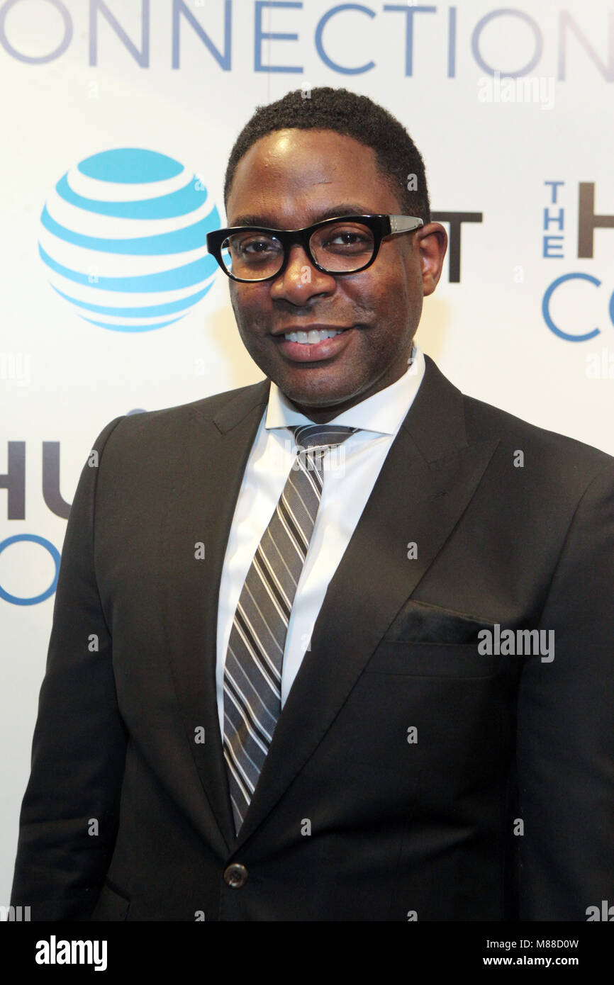 New York, NY, USA. 15th Mar, 2018. Producer Andre Lee attends the 2018  'Humanity of Connection' Awards Ceremony powered by AT&T and held at Jazz  at Lincoln Center on March 15, 2018