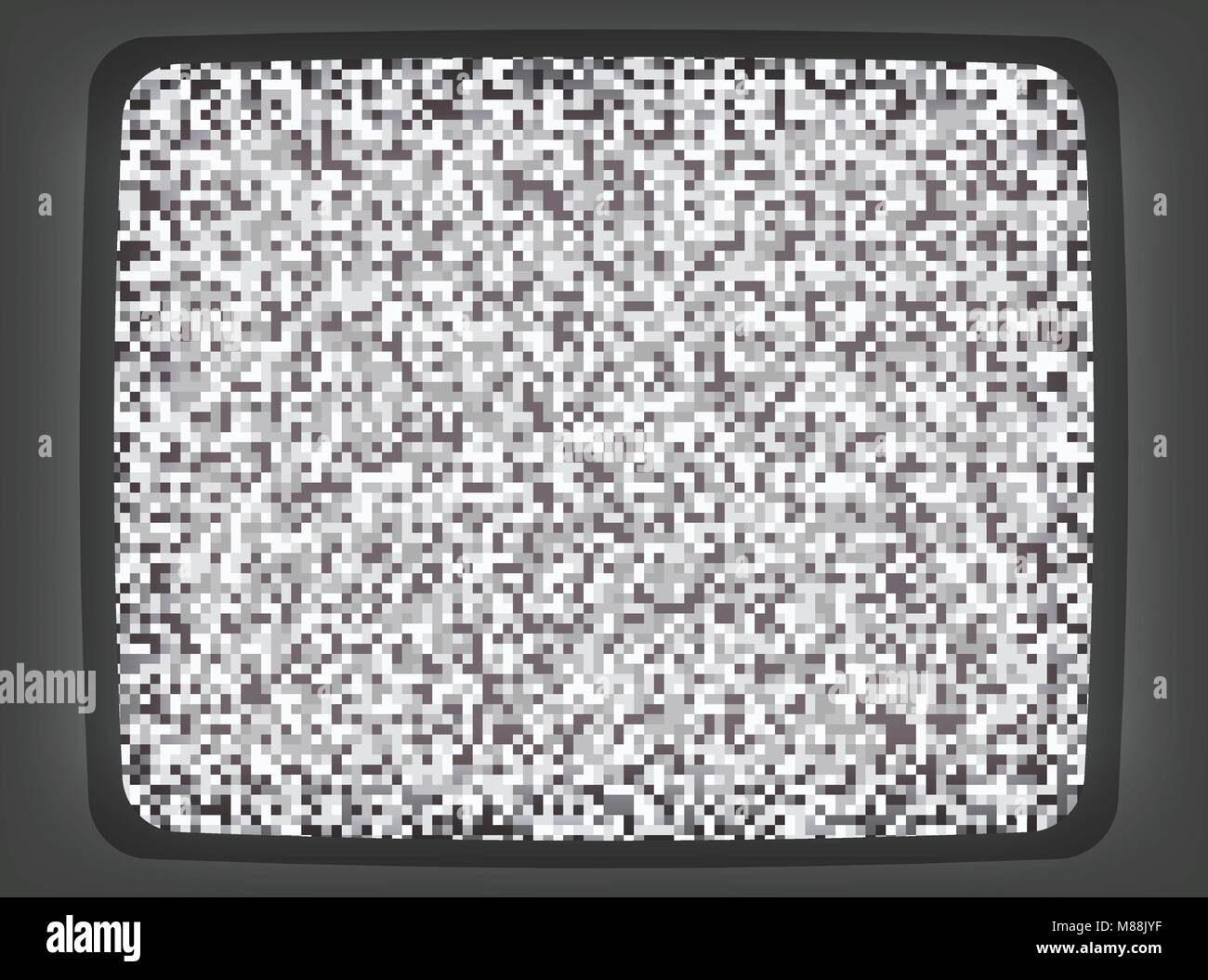 VHS grey Screen Intro Stock Vector