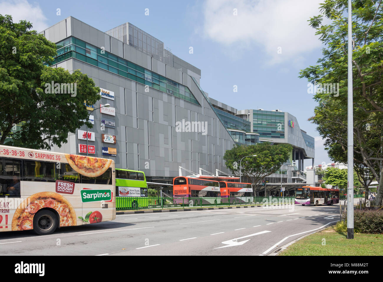 NEX shopping mall, Serangoon Central, Serangoon, North-East Region, Singapore Stock Photo