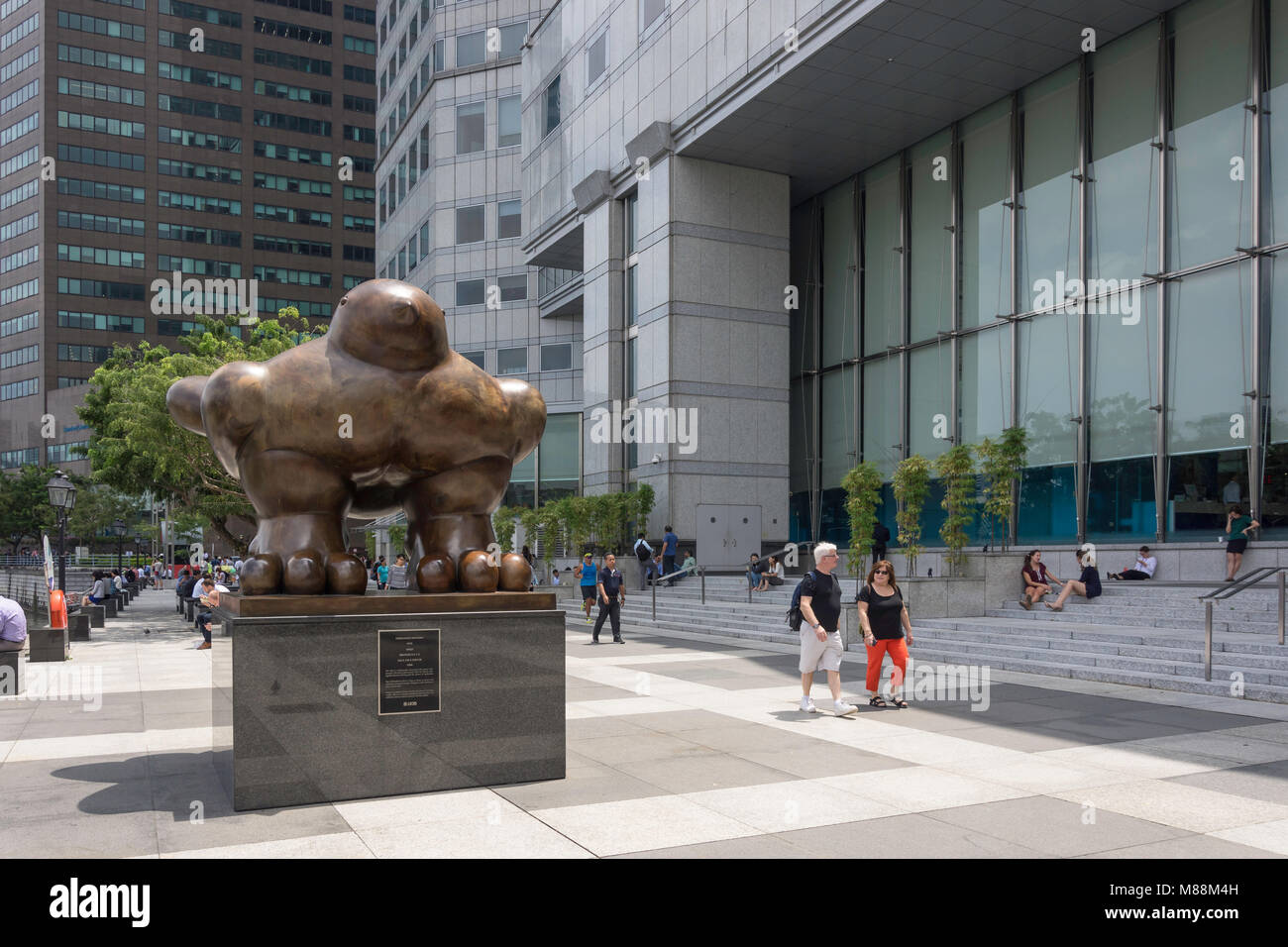 Bronze Bird Sculpture, Boat Quay, Downtown Core, Central Area, Singapore Island (Pulau Ujong
