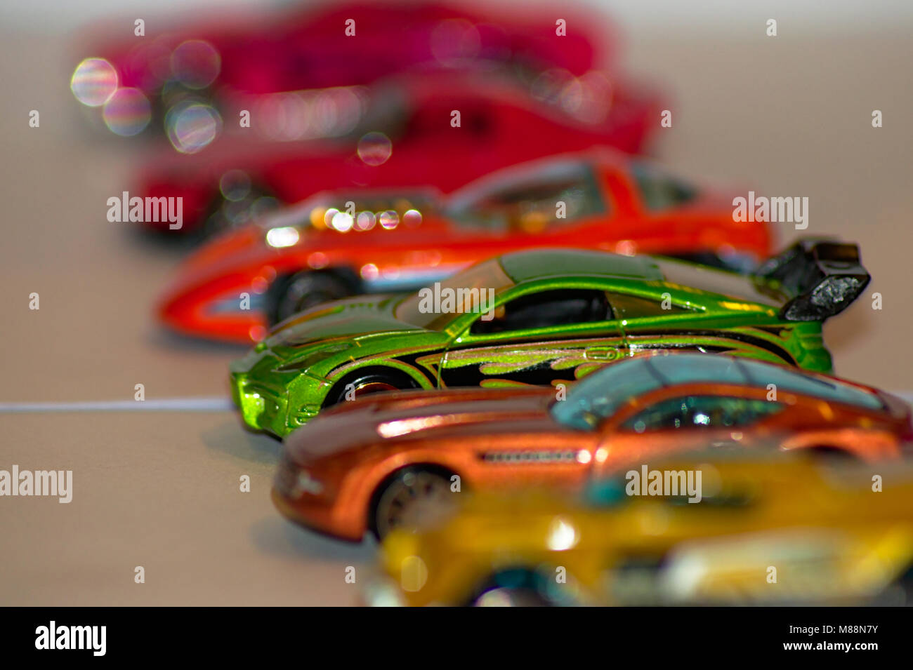 Kids Toy sport race cars Stock Photo Alamy